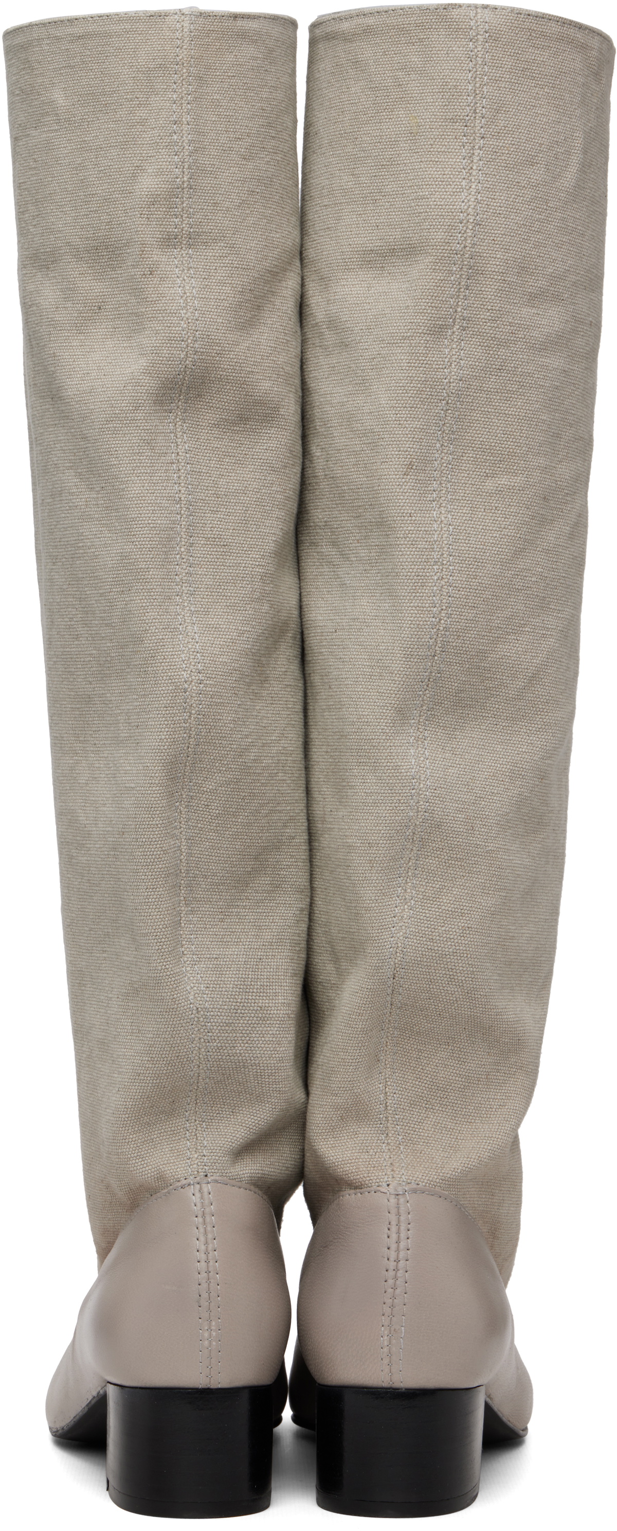 Paloma Wool Beige Victoria Canvas Tall Boots