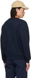 A.P.C. Navy Standard Grand 'V.P.C.' Sweatshirt