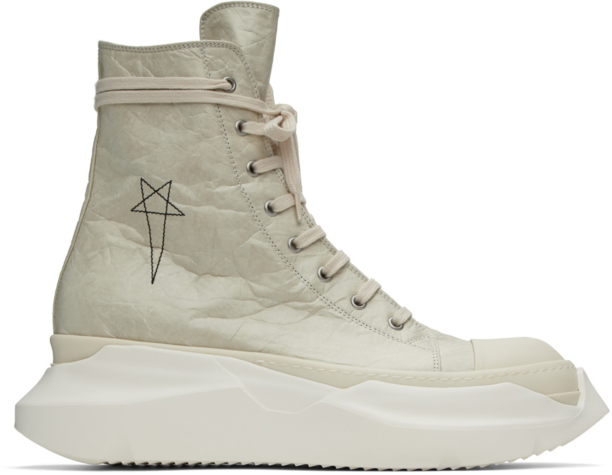 Rick Owens DRKSHDW Off-White Abstract Sneakers Rick Owens Drkshdw