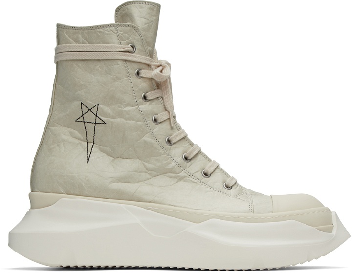 Photo: Rick Owens DRKSHDW Off-White Abstract Sneakers
