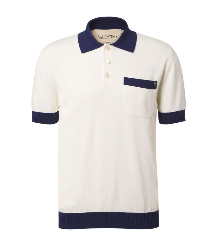 Photo: Valentino VGold cotton polo shirt