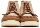 Sebago Brown & Taupe Cayuga Boots