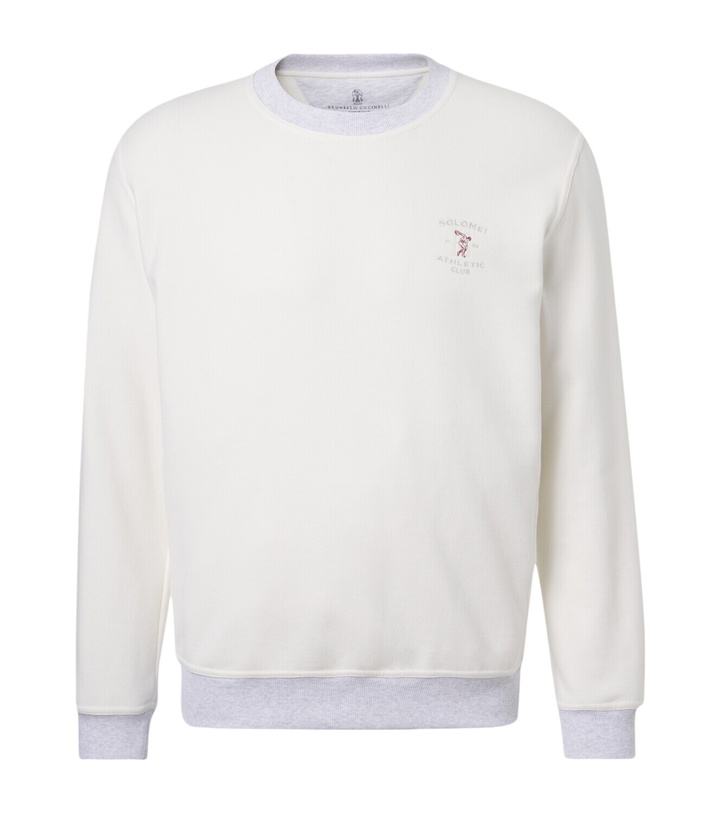 Photo: Brunello Cucinelli Cotton jersey sweatshirt