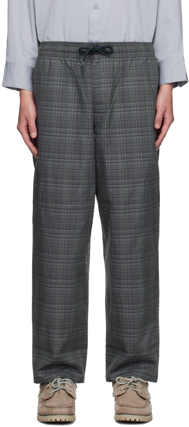 WTAPS Gray Check Trousers