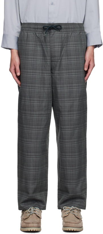 Photo: WTAPS Gray Check Trousers