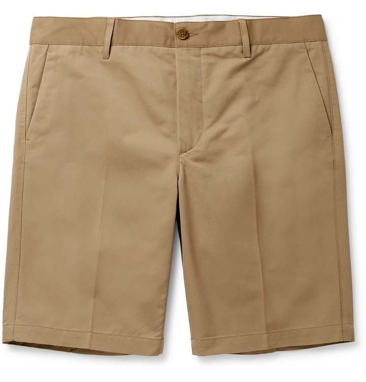 Photo: Norse Projects - Haga Technical Cotton-Blend Twill Shorts - Beige
