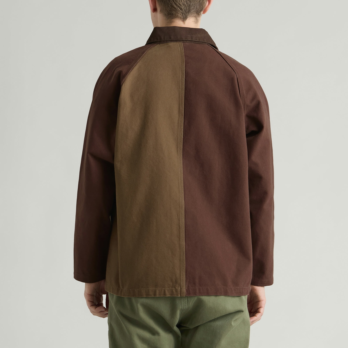 Service Works Men's Patchwork Coverall 2.0 Jacket in Brown
