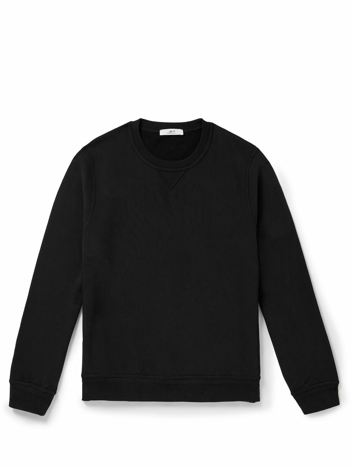 Photo: Mr P. - Cotton-Jersey Sweatshirt - Black
