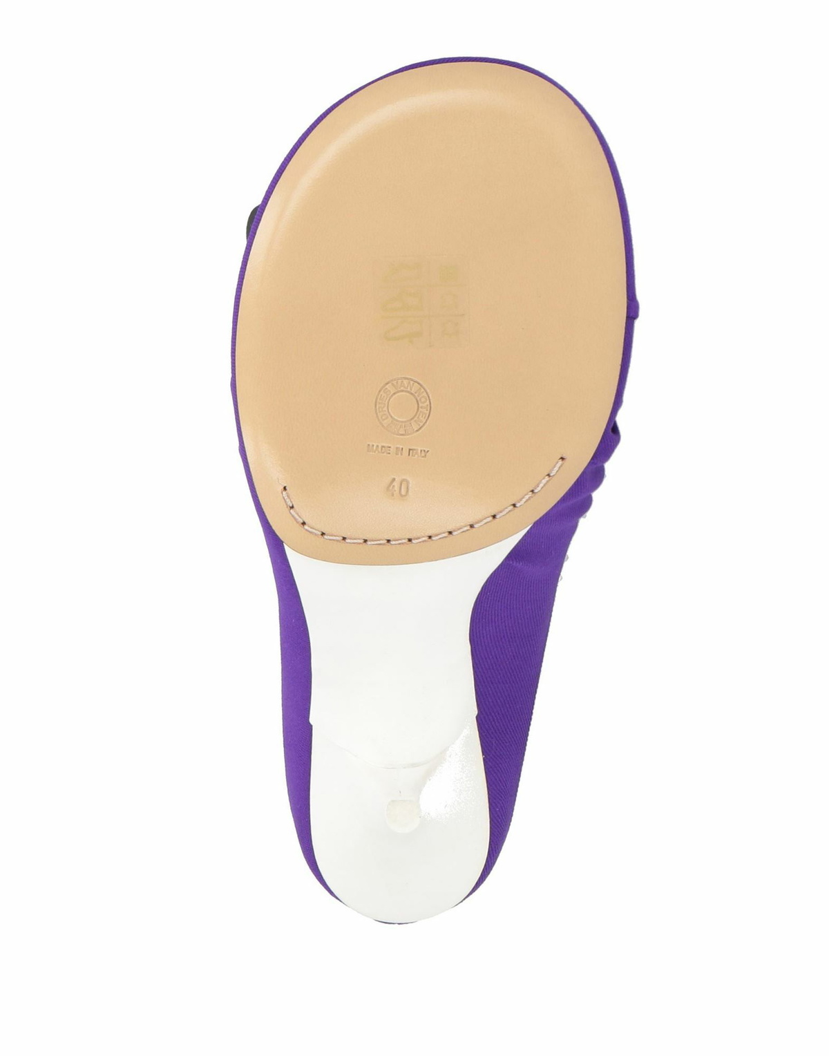 Dries Van Noten Womens Mules & Clogs in Purple