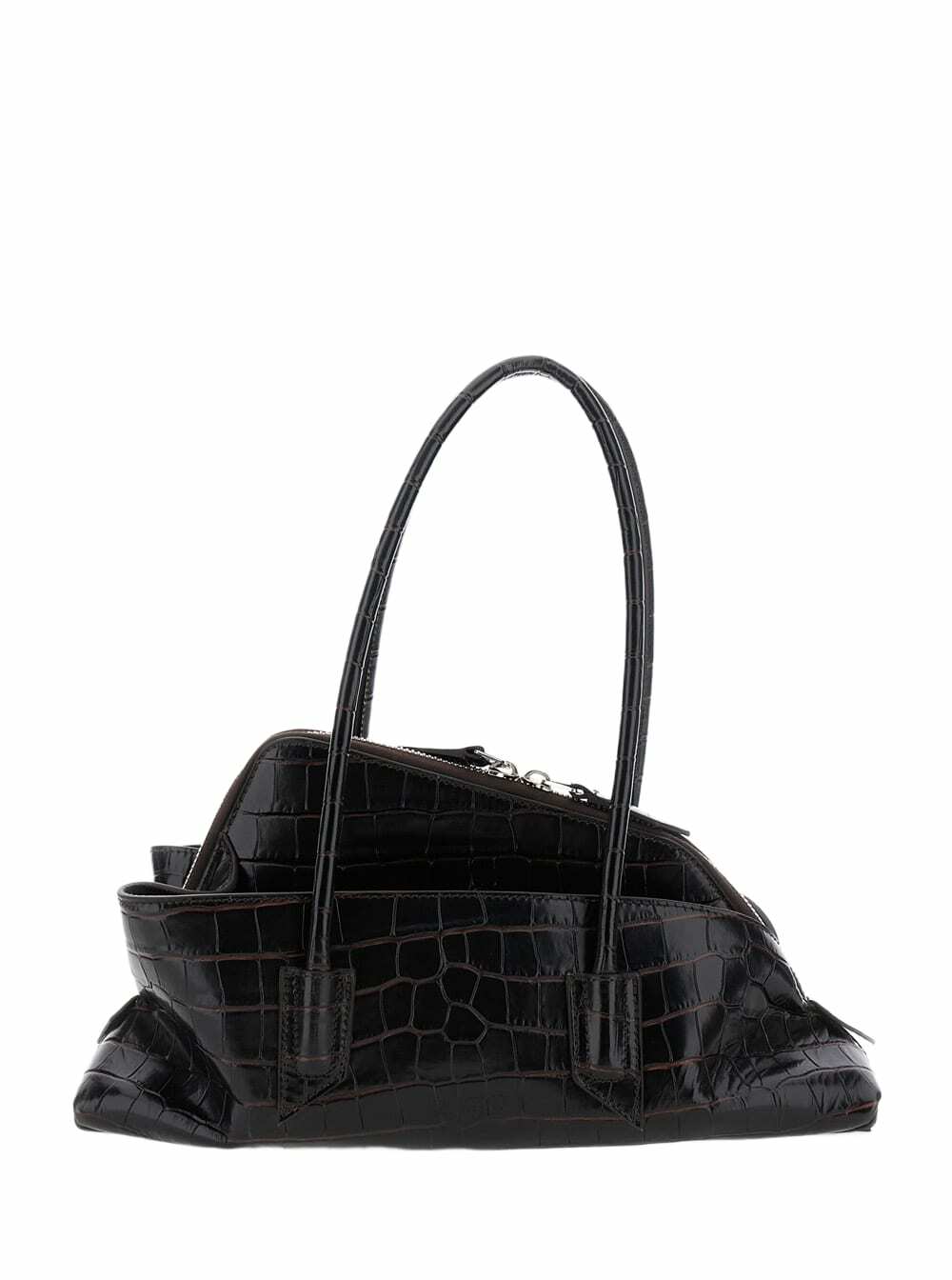 クラッチバッグ THE ATTICO Woman Clutch Black 246WAH49L001 100 8.30PM'' black oversized clutch for Women | THE ATTICO®