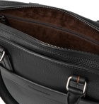 Ermenegildo Zegna - Contrast-Trimmed Full-Grain Leather Briefcase - Black