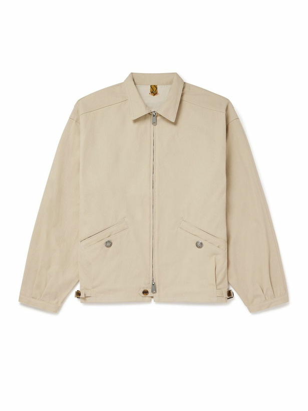 Photo: KAPITAL - Kayak Paw-Paw Cotton-Canvas Blouson Jacket - Neutrals