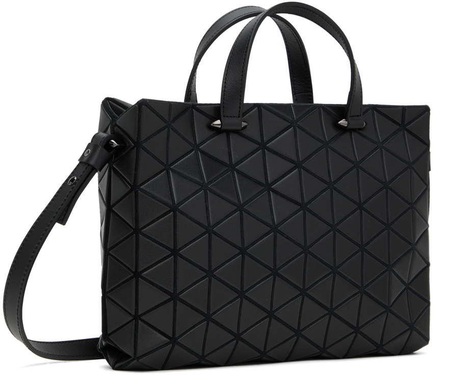 BAO BAO ISSEY MIYAKE Black Tonneau Matte Bag Bao Bao Issey