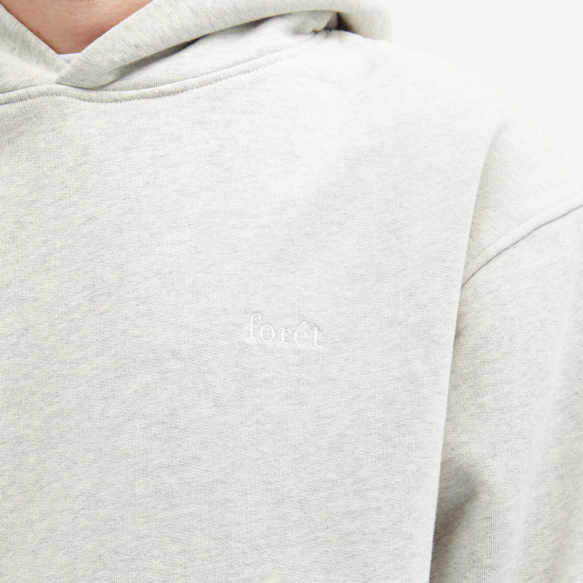 Foret Men's Noon Hoodie in Snow Melange