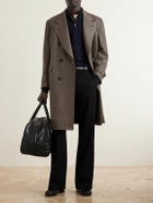 Thom Sweeney - Double-Breasted Wool-Twill Overcoat - Brown