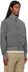 C.P. Company Gray Chrome-R Full Button Jacket
