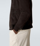 Brioni Suede bomber jacket