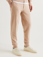 Brunello Cucinelli - Tapered Cotton-Jersey Sweatpants - Neutrals