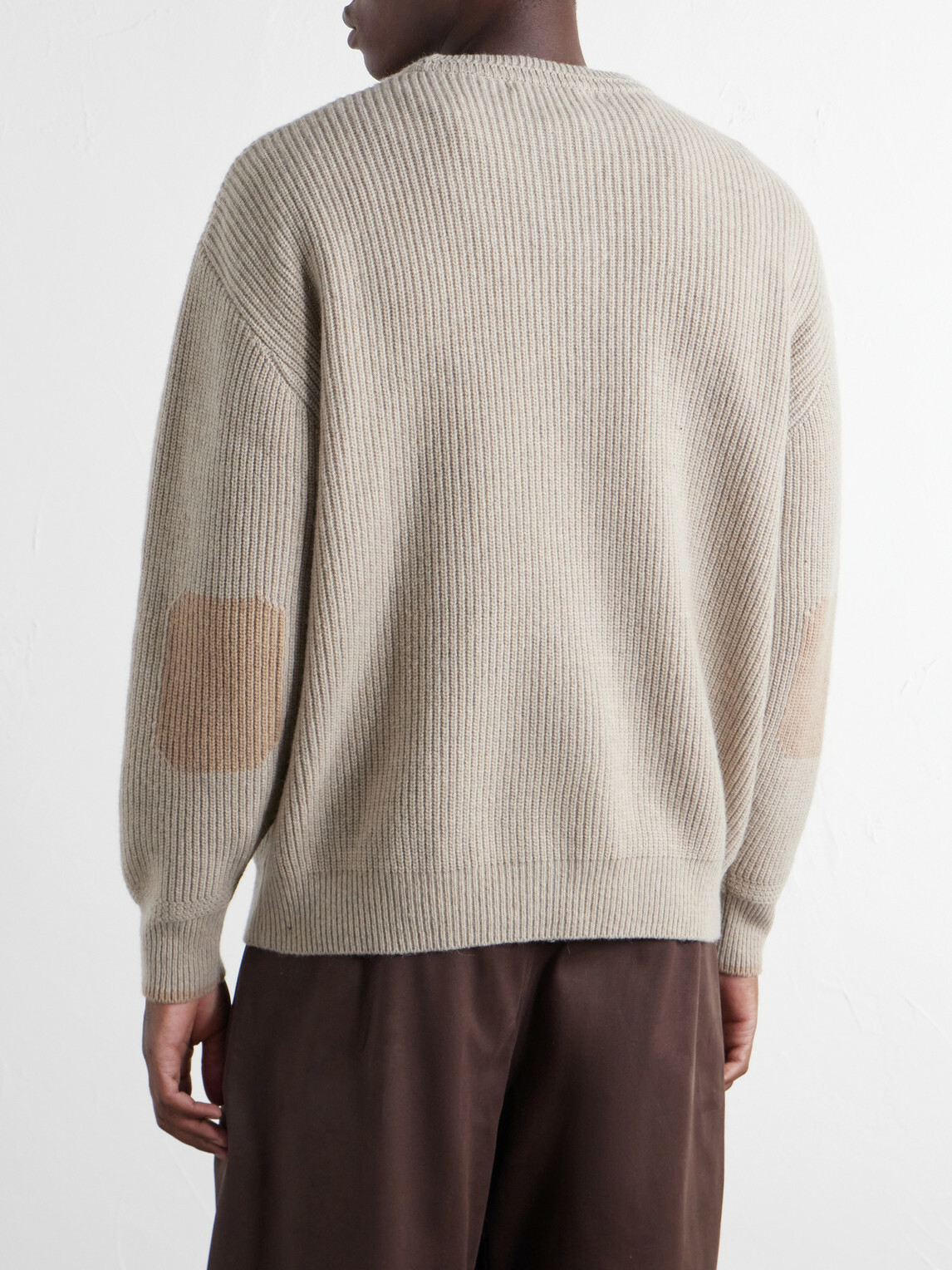 FrizmWORKS - Ribbed Wool-Blend Sweater - Neutrals