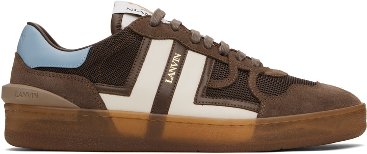 Photo: Lanvin Brown Clay Mesh Sneakers