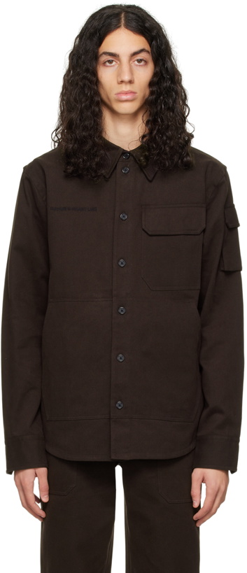 Photo: Helmut Lang Brown Cargo Shirt