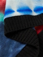 The Elder Statesman - Patchwork Tie-Dyed Cashmere Sweater - Multi