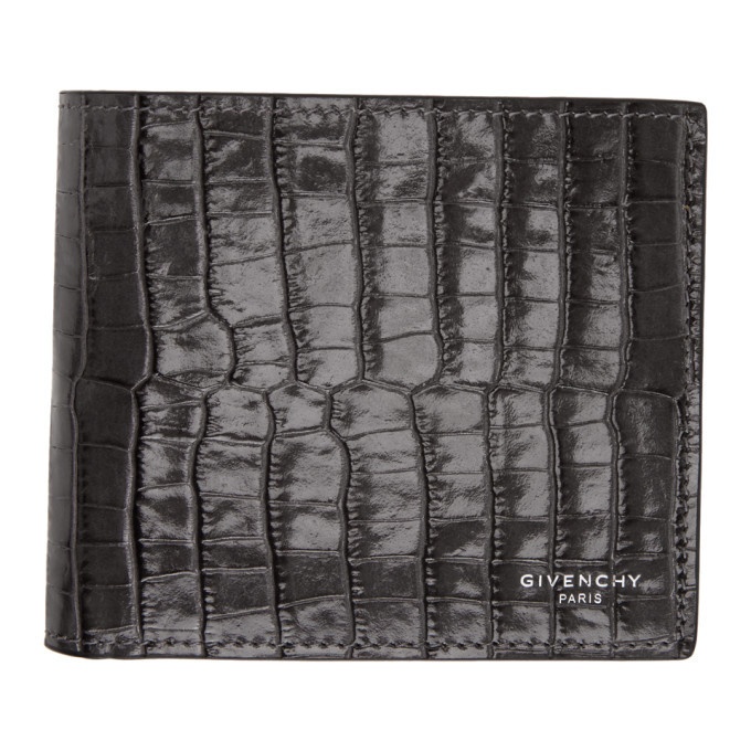 Photo: Givenchy Grey Croc Bifold Wallet