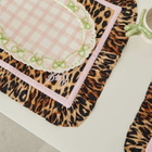Damson Madder Women's 2 Set Ruffle Placemat in Leopard 
