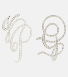 Jean Paul Gaultier - Monogram crystal-embellished earrings