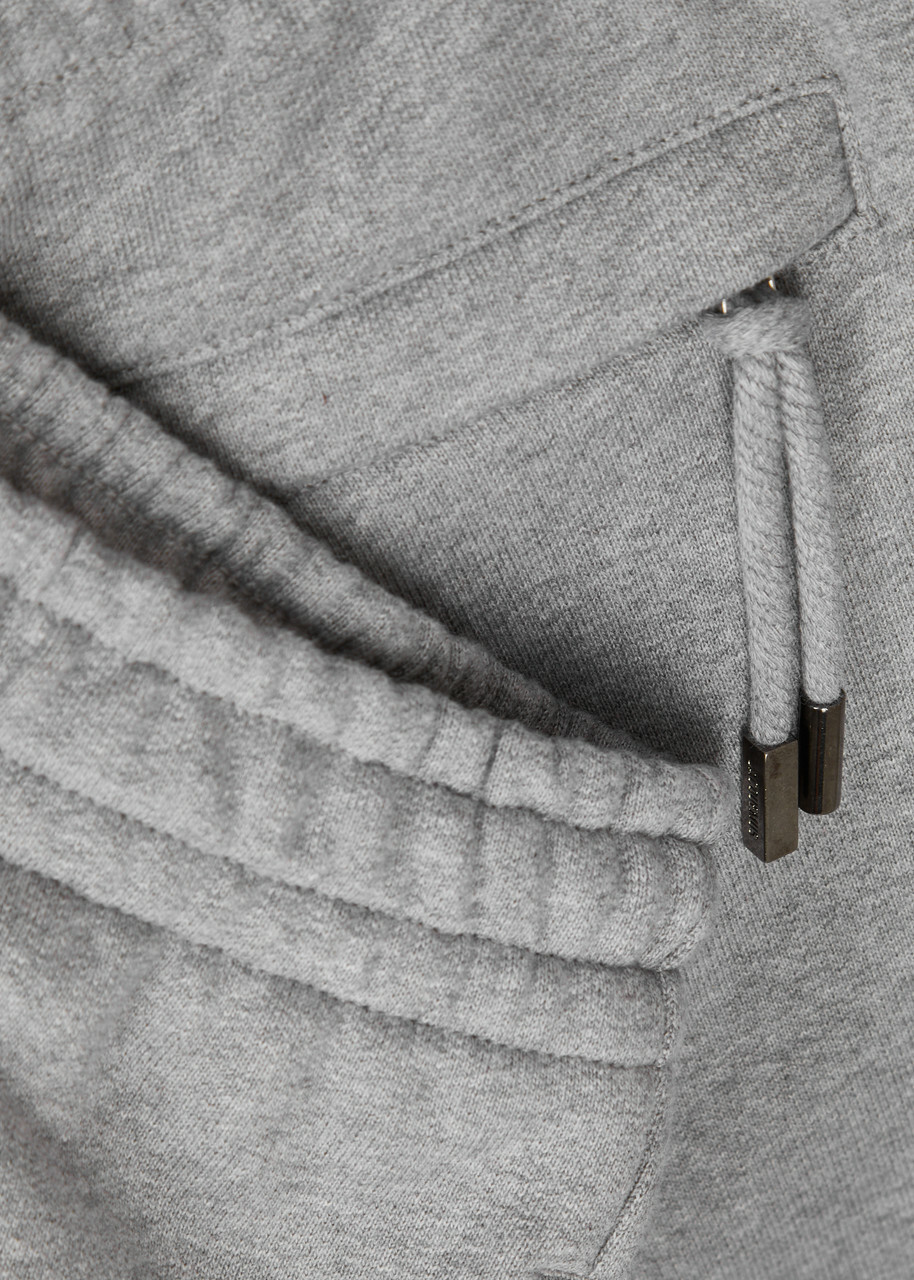 Jacquemus Le Jogging Logo Cotton Sweatpants Grey