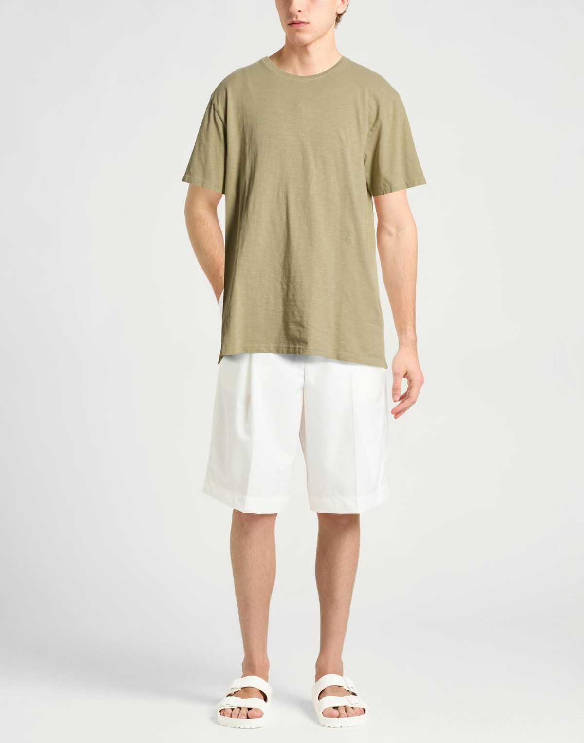 Closed Mens T-shirt in Sage green