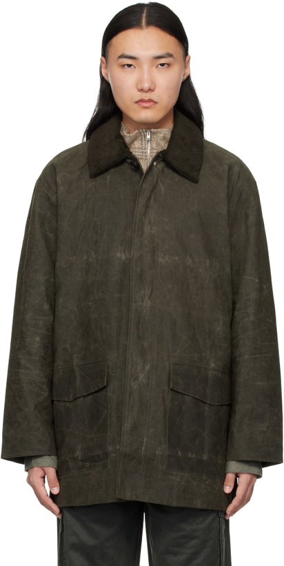 Photo: Holzweiler Green Dani Mid Length Jacket