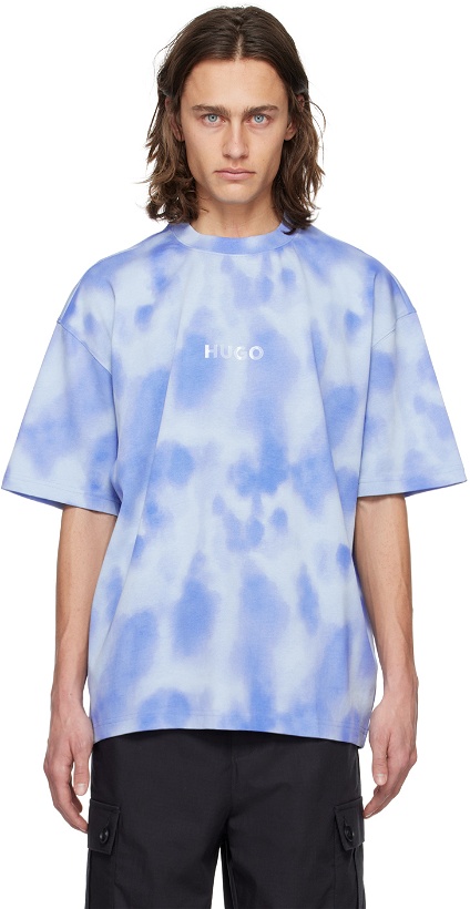 Photo: Hugo Blue Printed T-Shirt
