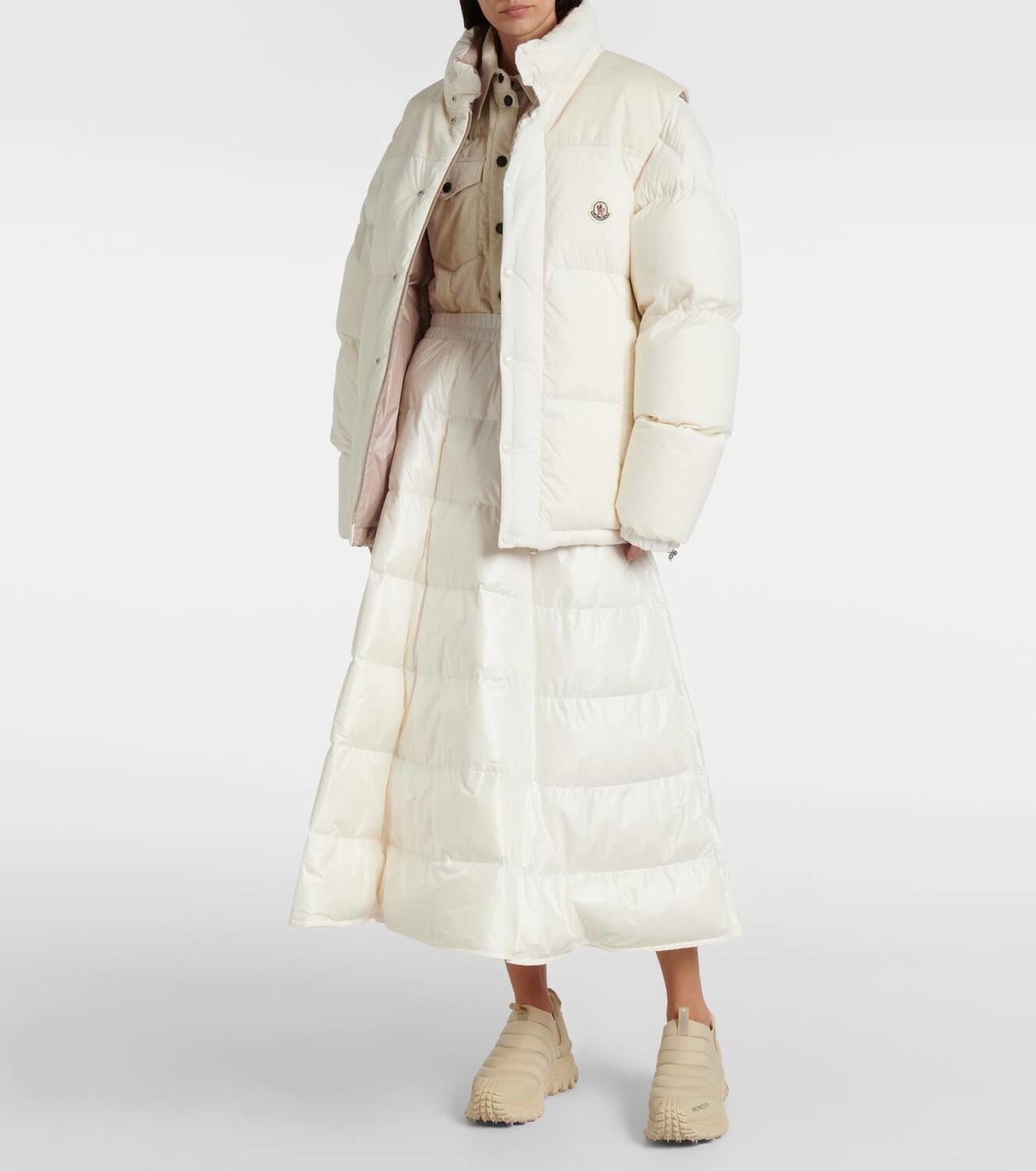 Moncler Quilted midi skirt Moncler