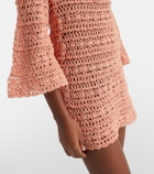 Anna Kosturova Bella crochet cotton minidress