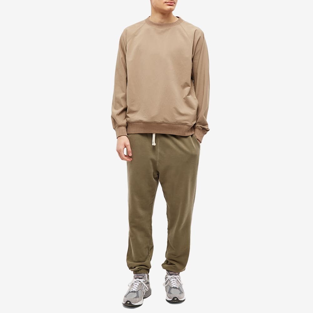 Nigel Cabourn Men's Embroidered Arrow Sweat Pant in Usmc Green