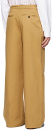 Acne Studios Beige Wide-Leg Trousers