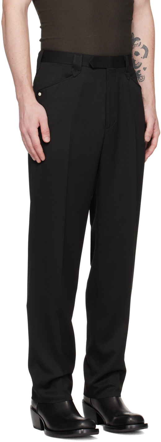 The Letters Black Western Trousers