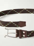 KAPITAL - Atlas Woven Buckle Belt