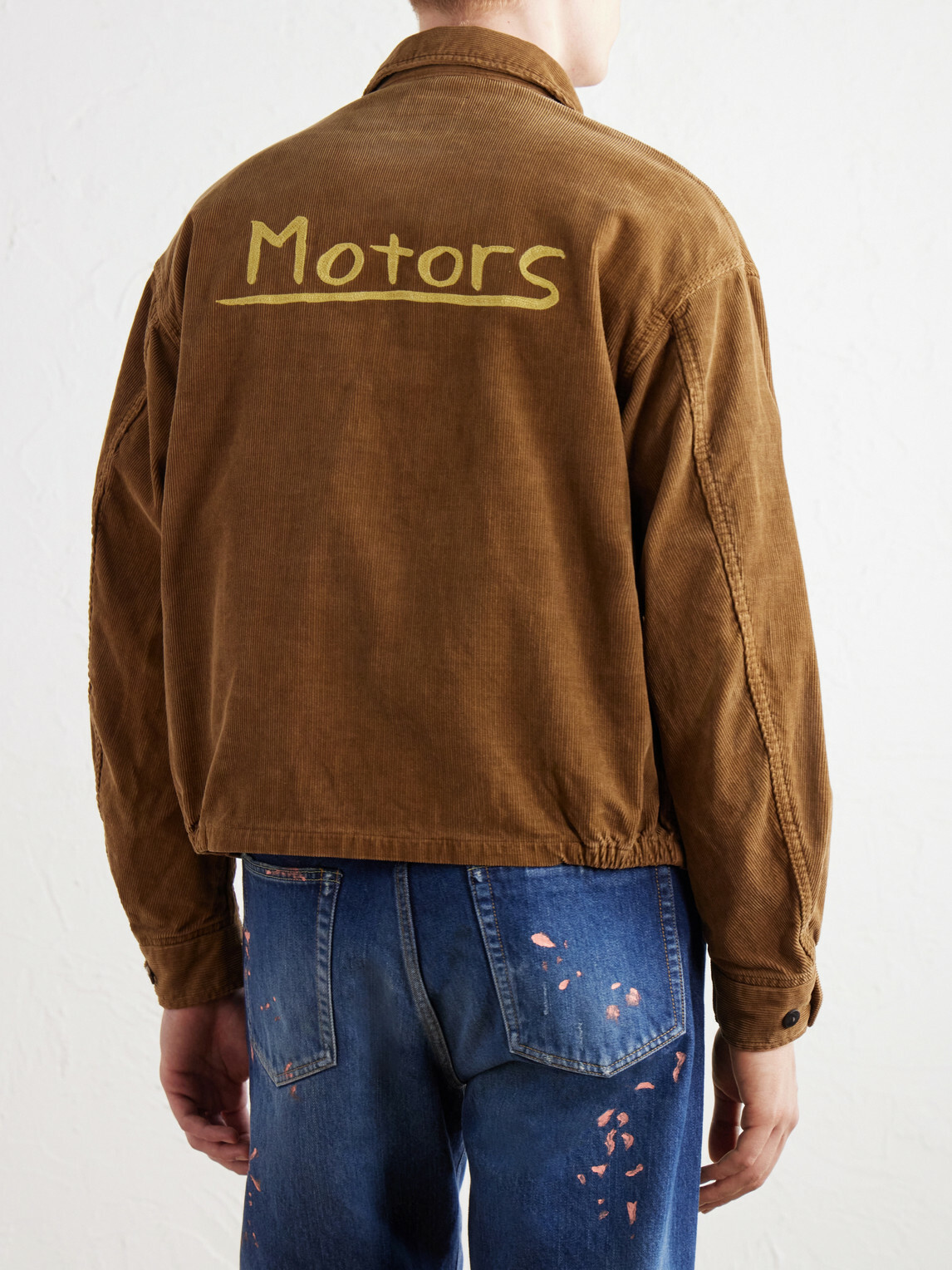 Visvim - Somer Swingtop Embroidered Distressed Cotton-Corduroy Jacket - Brown
