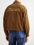 Visvim - Somer Swingtop Embroidered Distressed Cotton-Corduroy Jacket - Brown