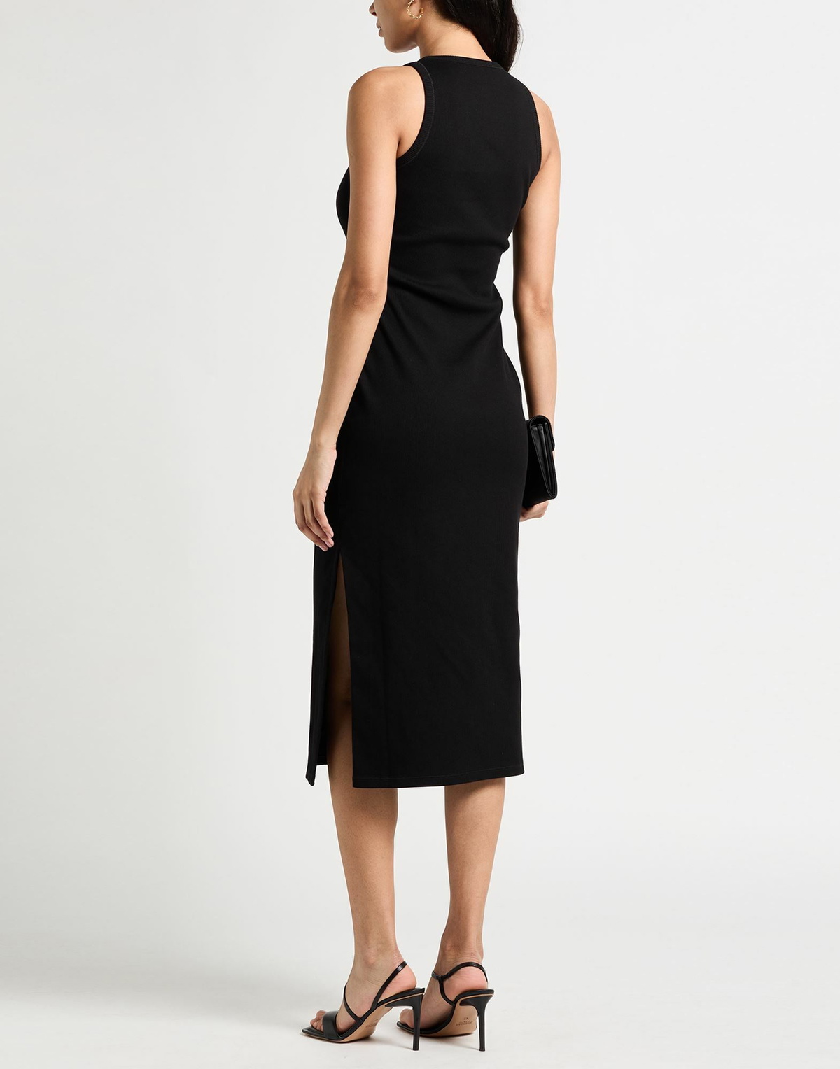 Mcqueen Womens Midi dress in Black