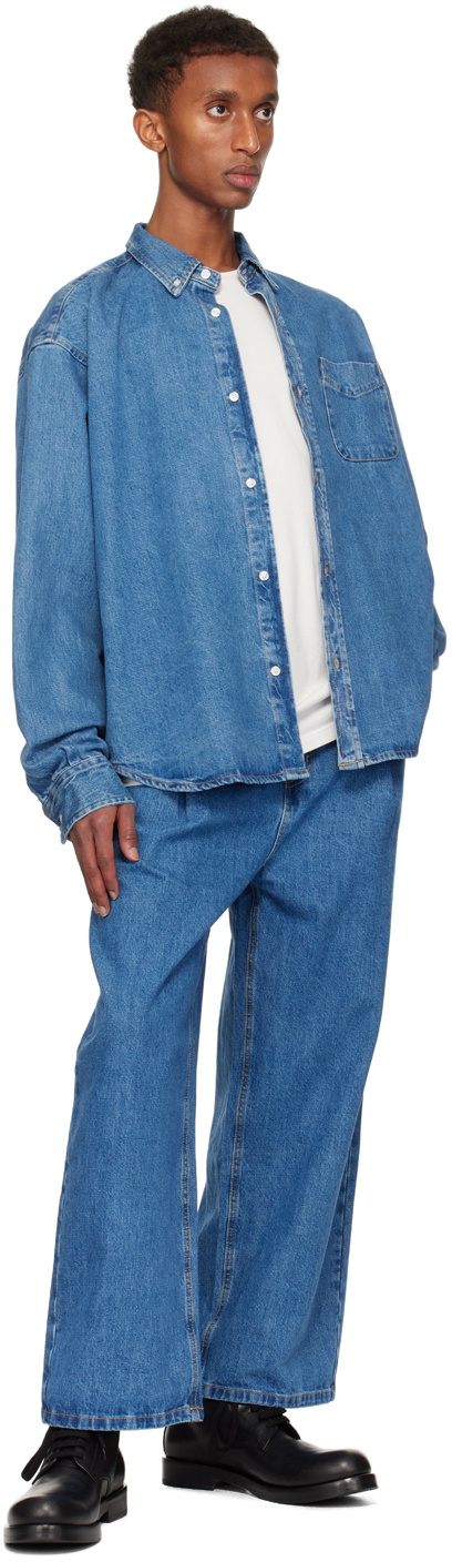 The Frankie Shop Blue Drew Jeans