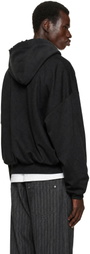 Maison MIHARA YASUHIRO Black Shifted Layer Track Jacket