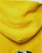 Erl Yellow Checker Swirl Hoodie Knit Black/Yellow - Mens - Hoodies