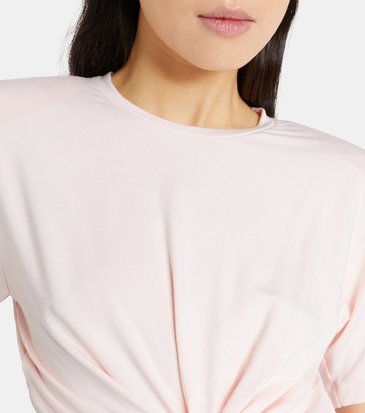 Magda Butrym Cropped floral-appliqué T-shirt