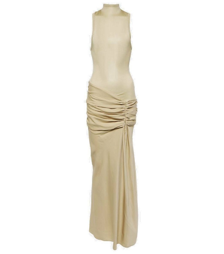 Photo: Christopher Esber Fusion ruched faille maxi dress