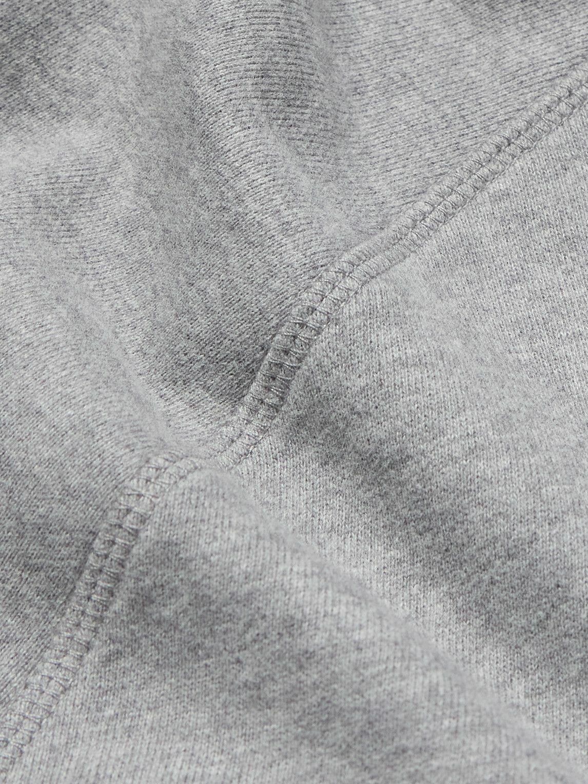 Mr P. - Cotton-Jersey Hoodie - Gray