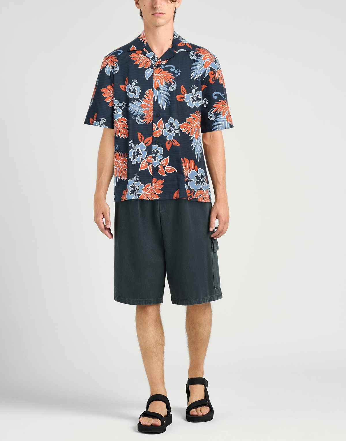 Maison Kitsuné Mens Shirt in Blue