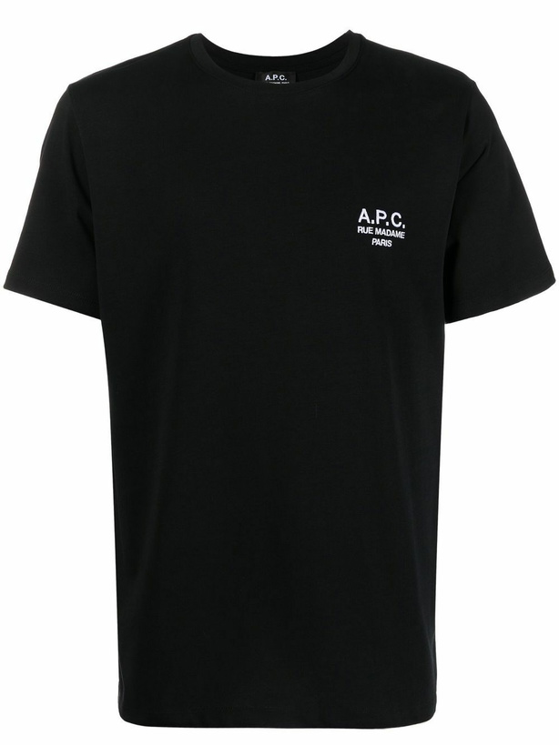 Photo: A.P.C. - Logo Organic Cotton T-shirt